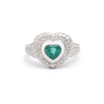 JPRG-623/1672 Emerald Ring | 18K