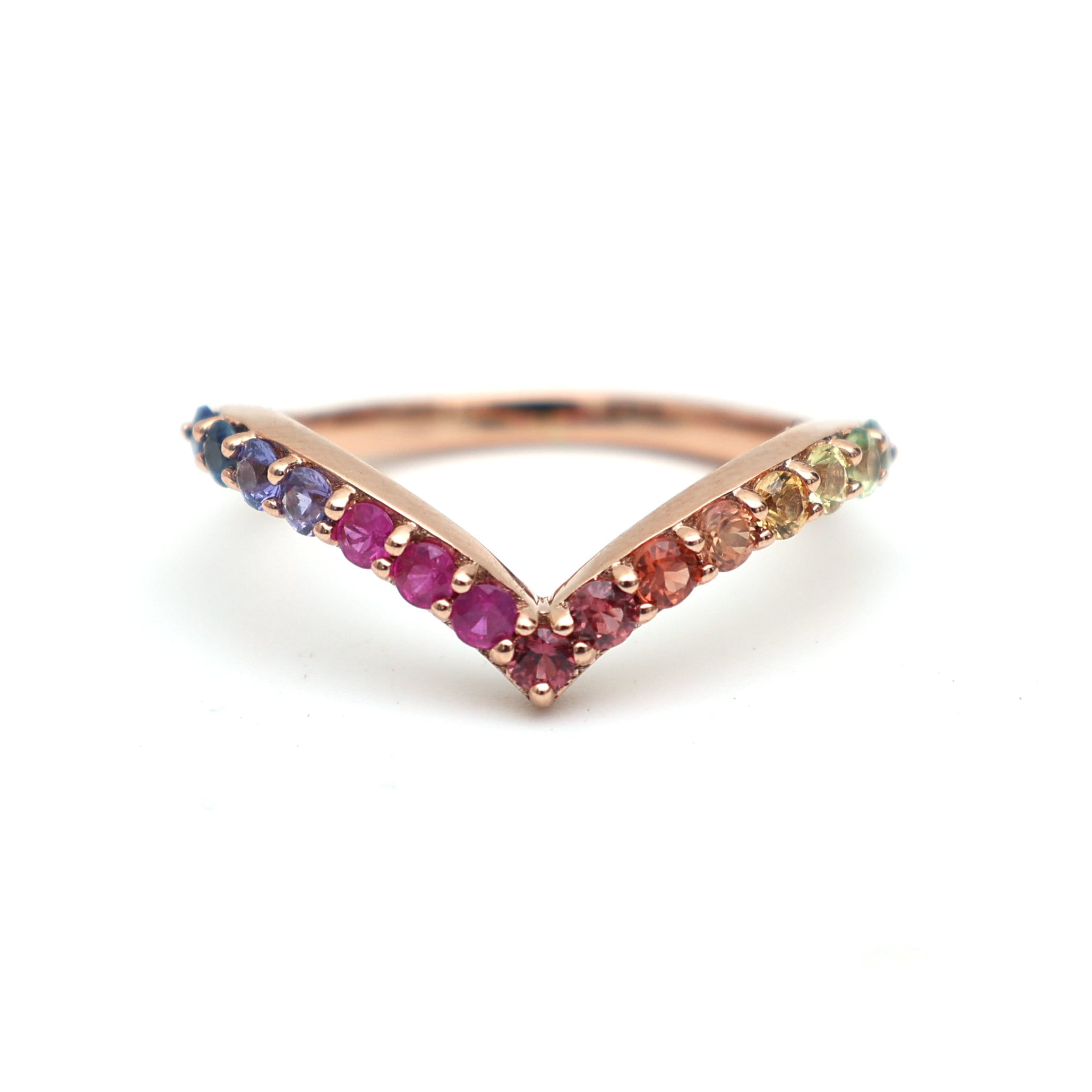 JPRG-653/1532 Rainbow Ring | 18K