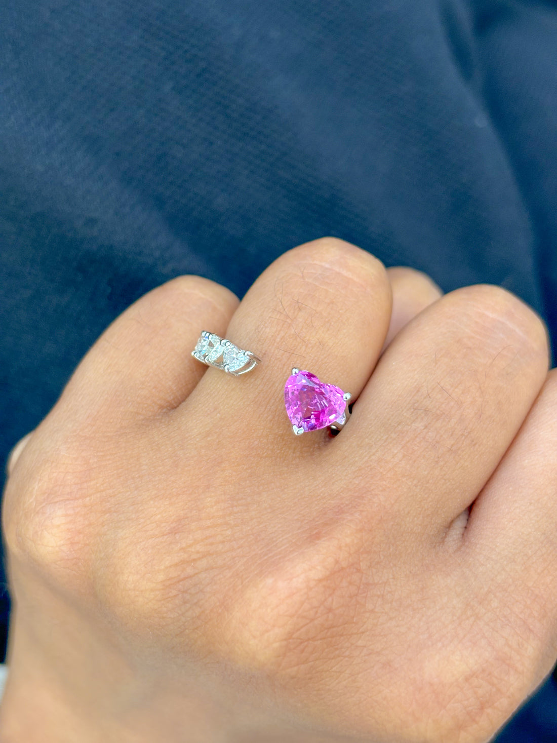 JPRG-663/1461 Pink Sapphire Ring | 18K
