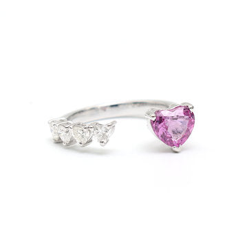 JPRG-663/1461 Pink Sapphire Ring | 18K