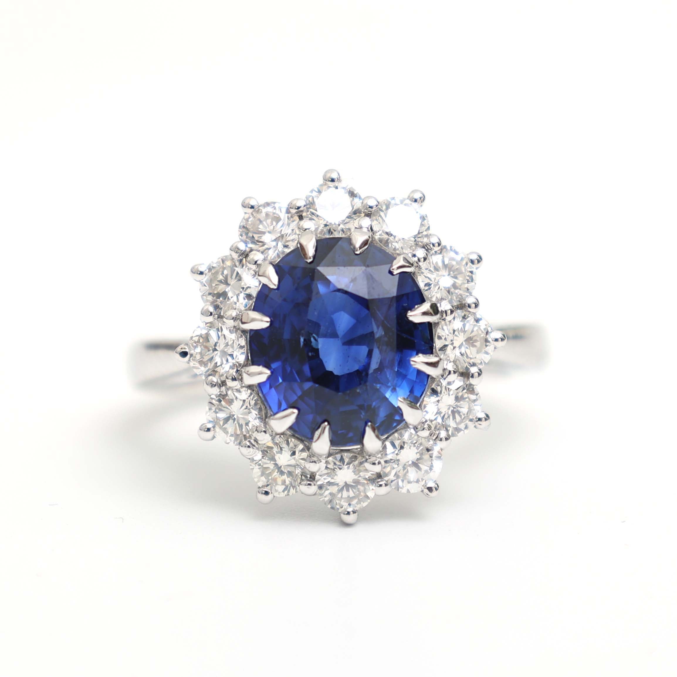 JPRG-669/1383 Blue Sapphire Ring | 18K