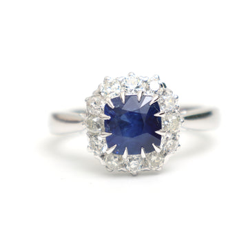 JPRG-670/1384 Blue Sapphire Ring | 18K
