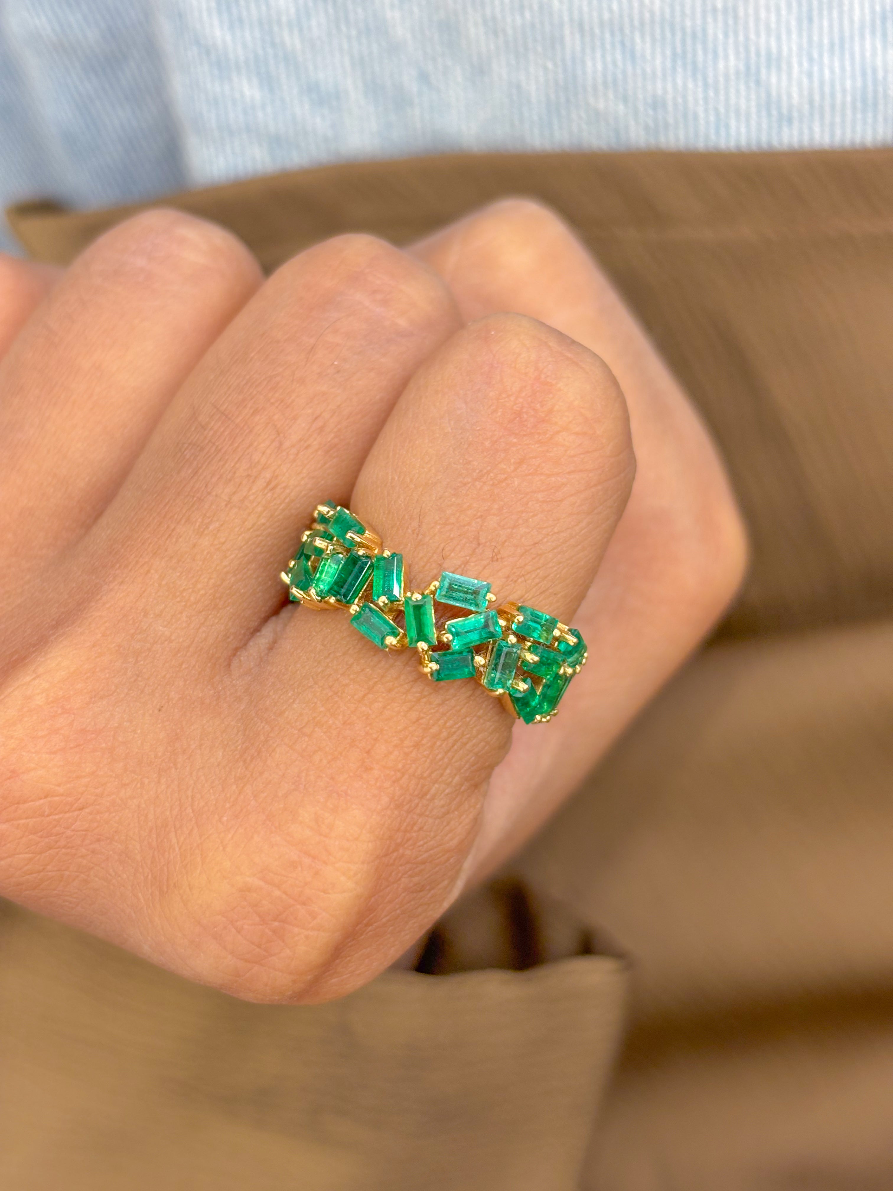 JPRG-674/1593 Emerald Ring | 18K