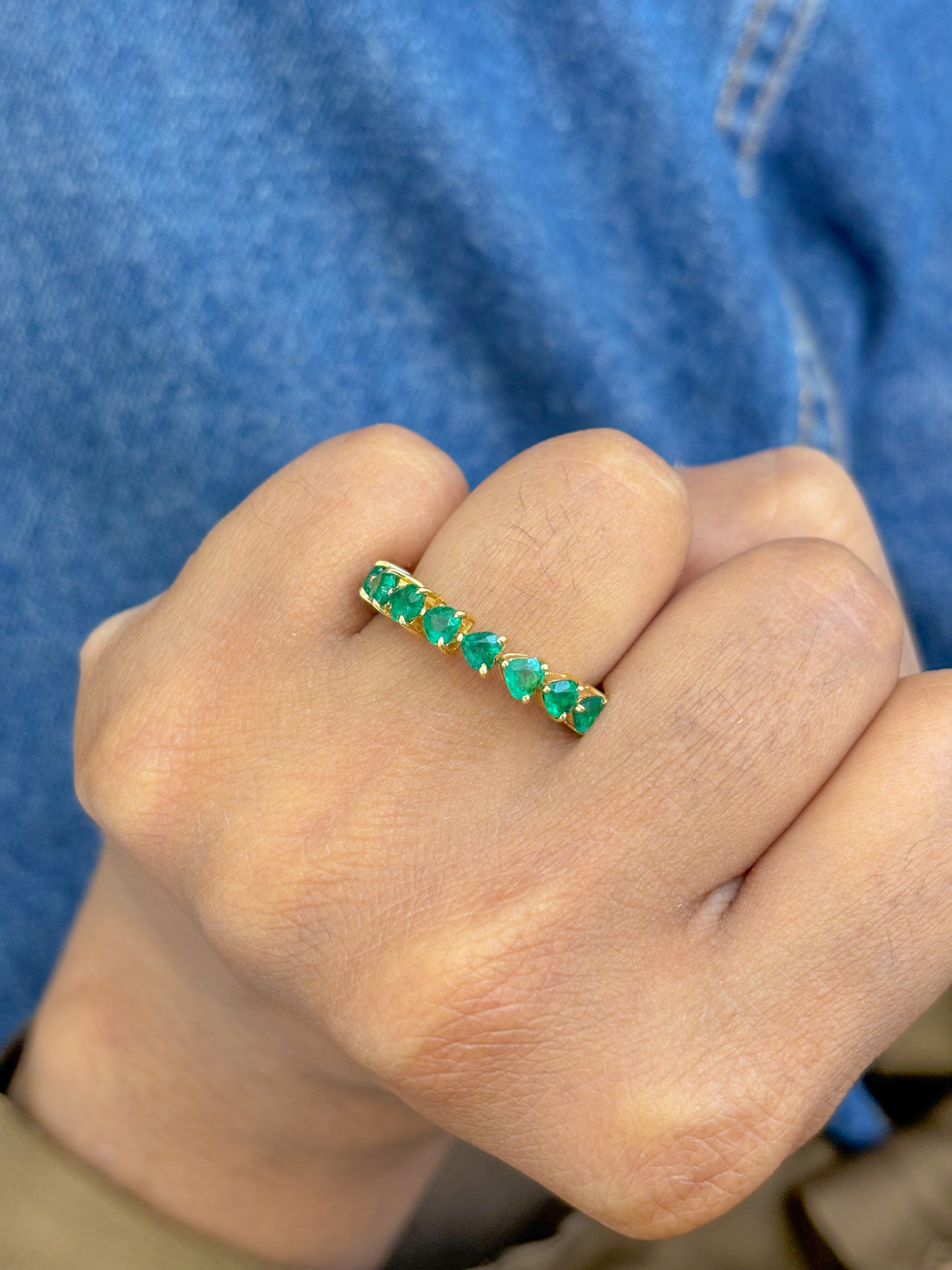 JPRG-678/1594 Emerald Ring | 18K