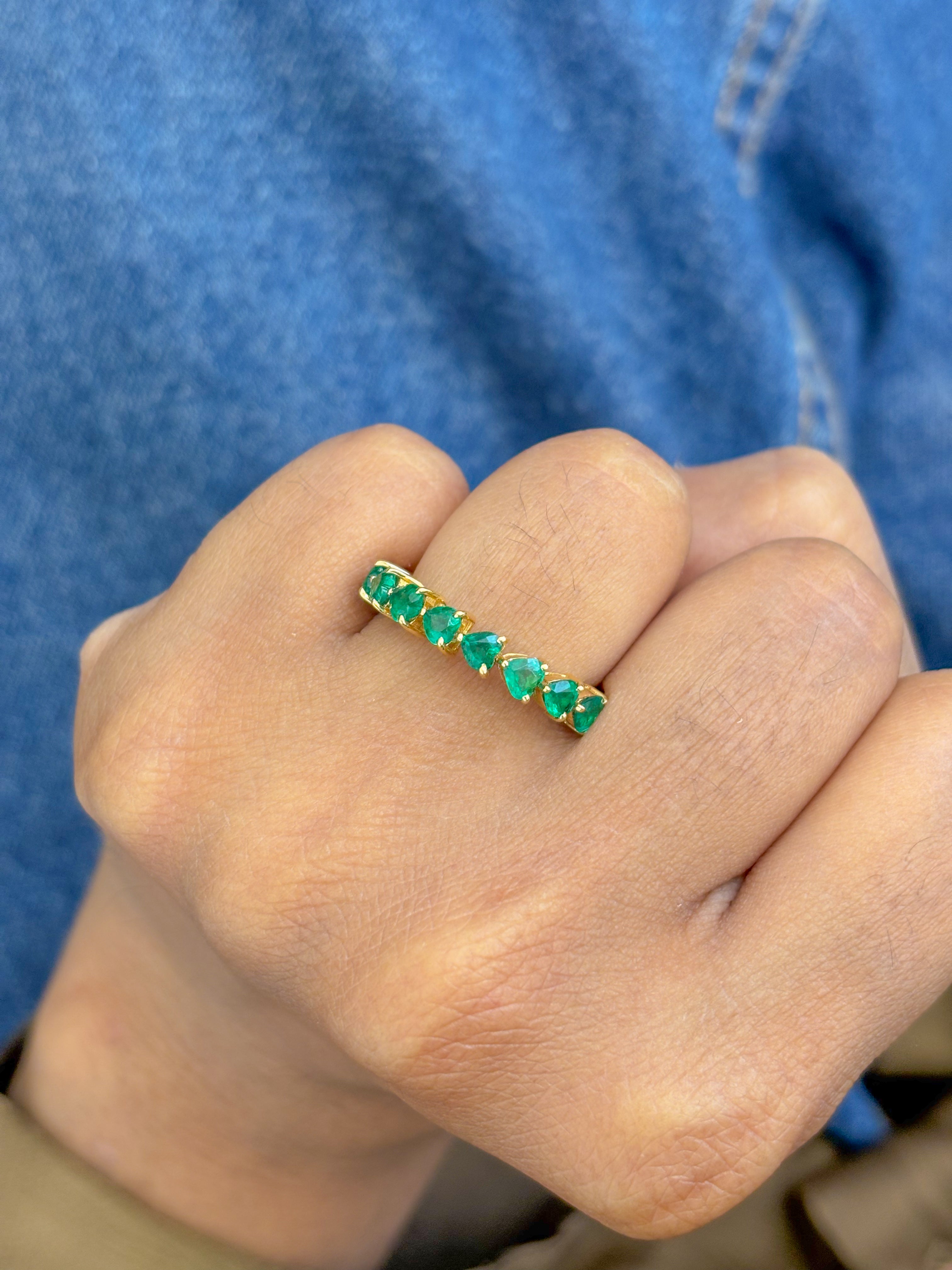 JPRG-678/1594 Emerald Ring | 18K