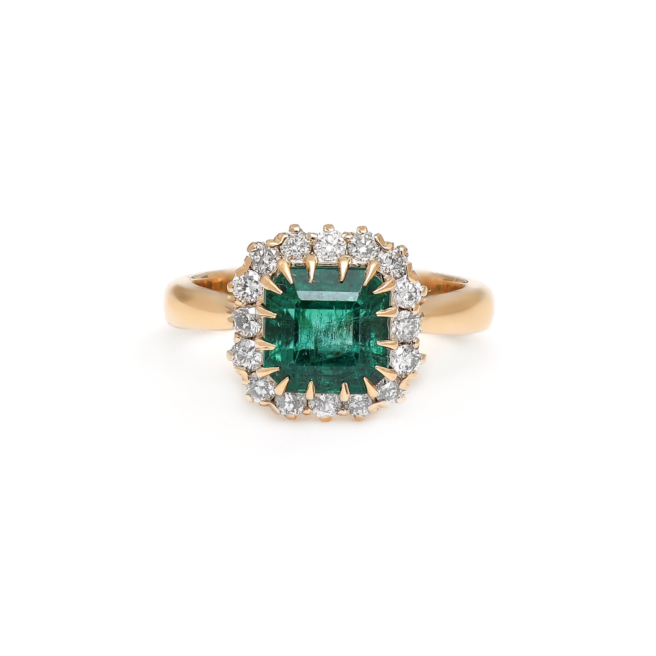 JPRG-685/1680 Emerald Ring | 18K