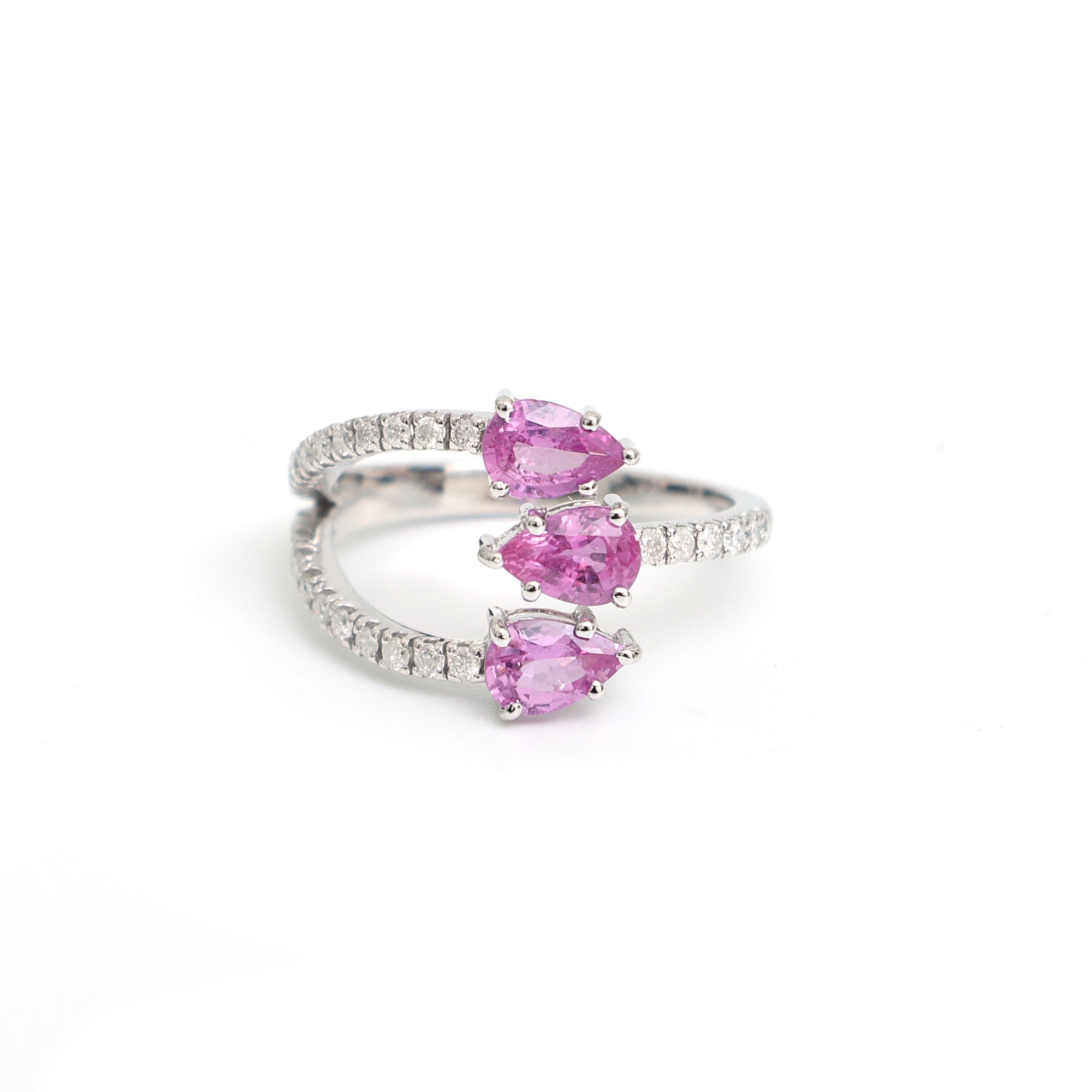 JPRG-701/1415 Pink Sapphire Ring | 18K