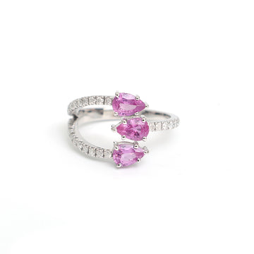 JPRG-701/1415 Pink Sapphire Ring | 18K