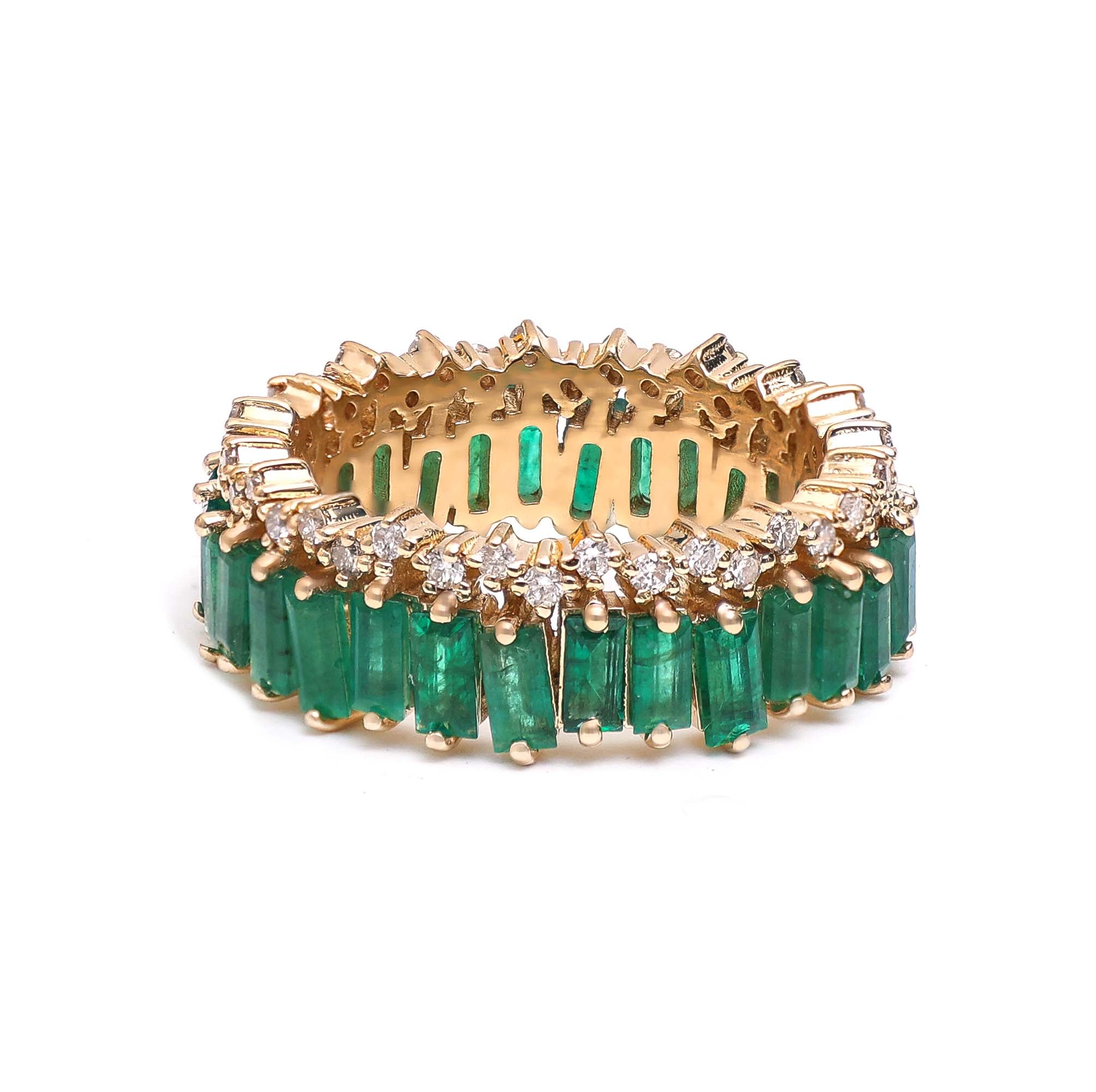 JPRG-726/1684 Emerald Ring | 18K