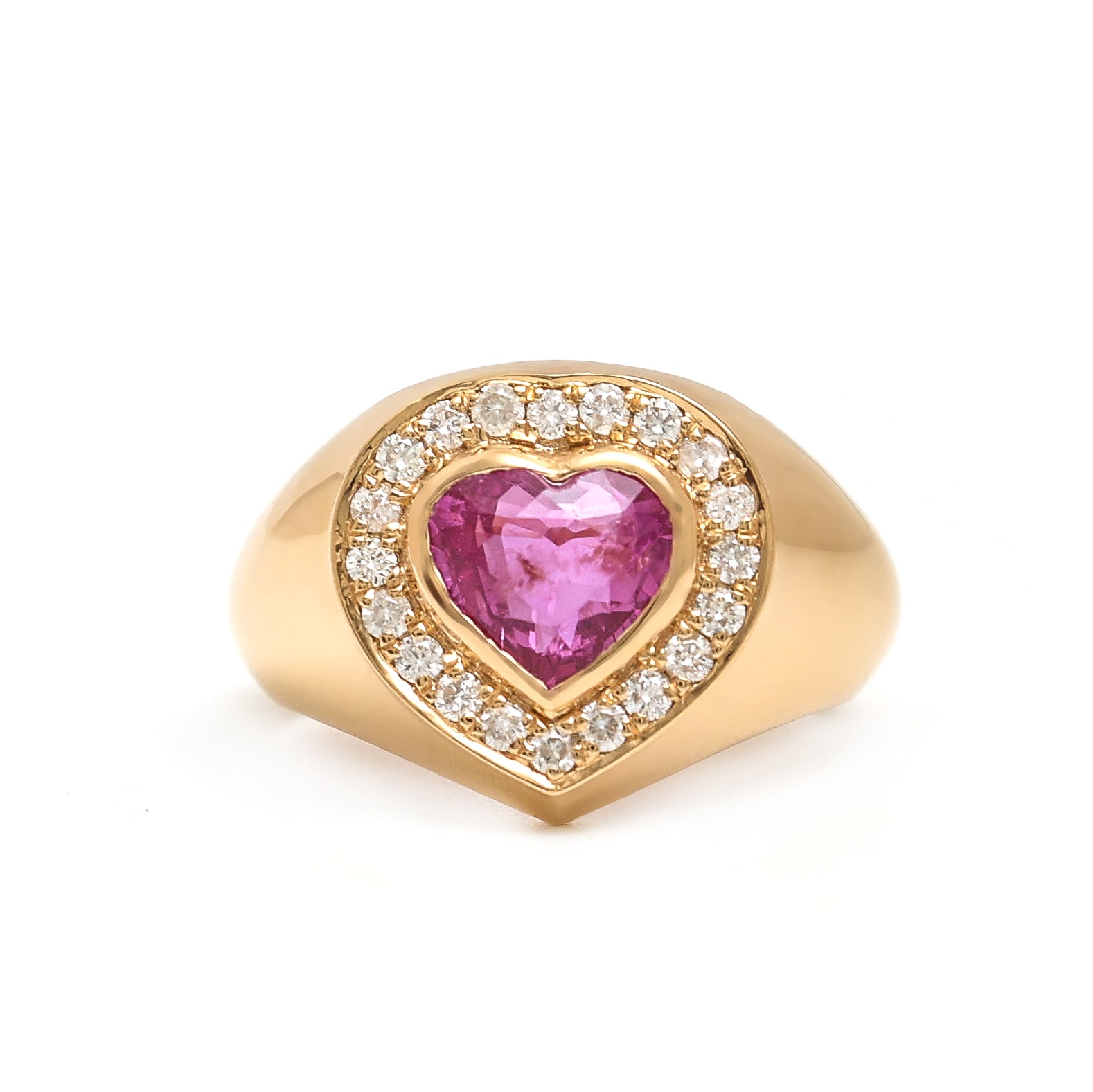 JPRG-727/1417 Pink Sapphire Ring | 18K