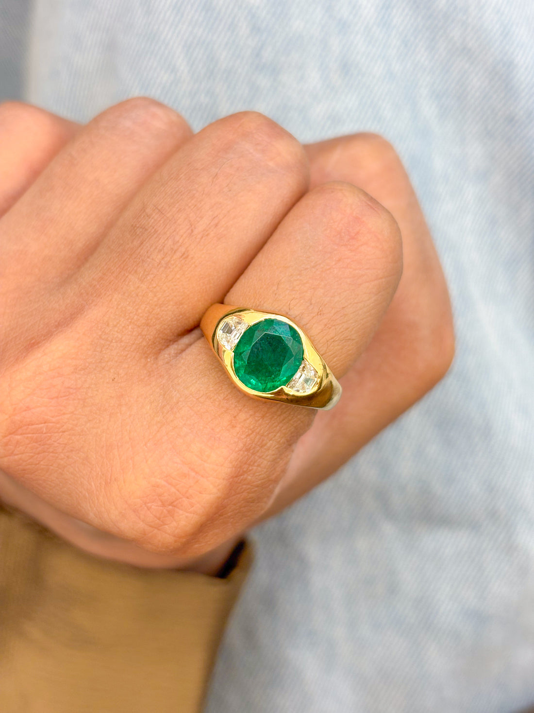 JPRG-728/1685 Emerald Ring | 18K