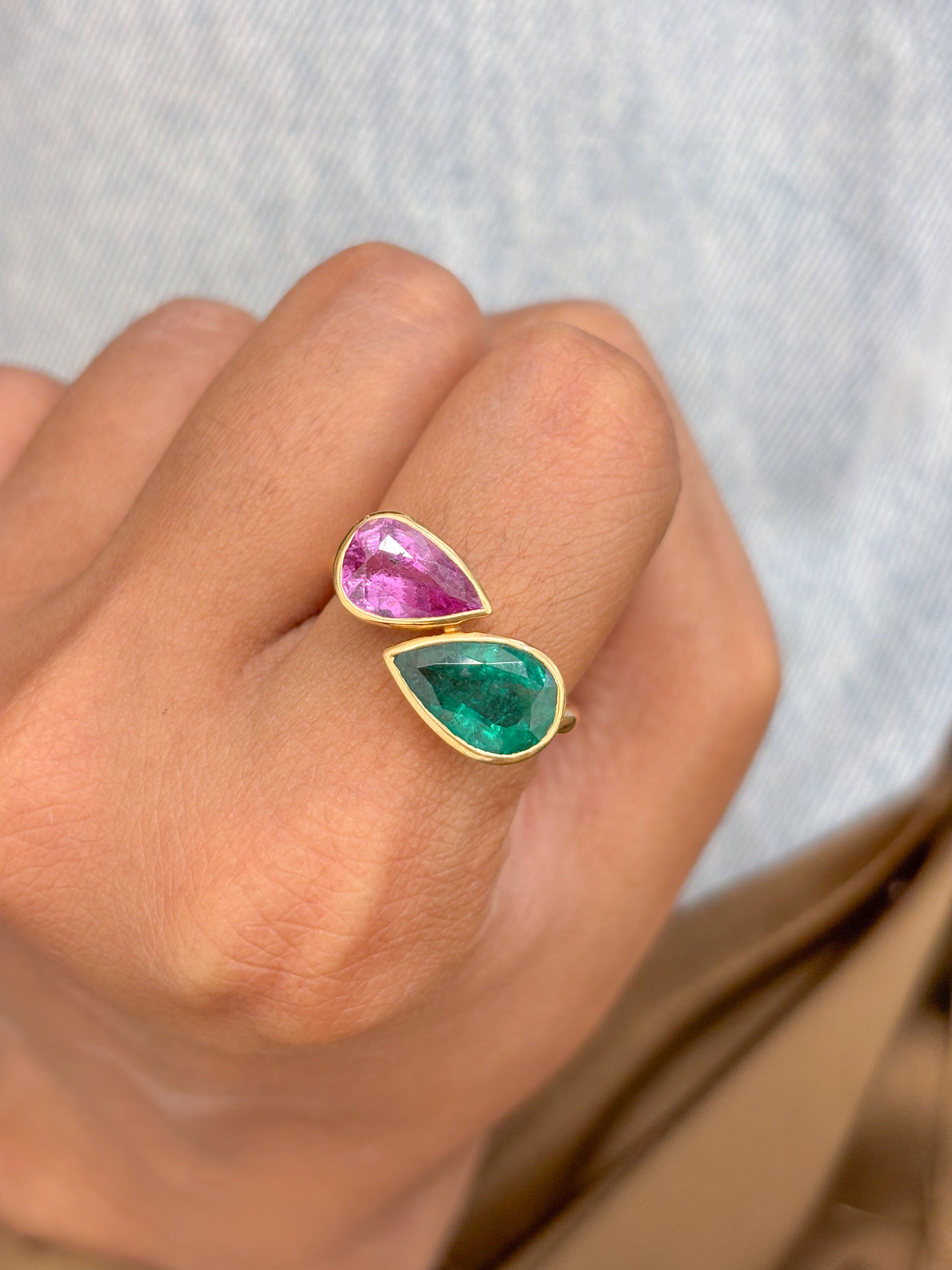 JPRG-747/1601 Pink Sapphire Ring | 18K