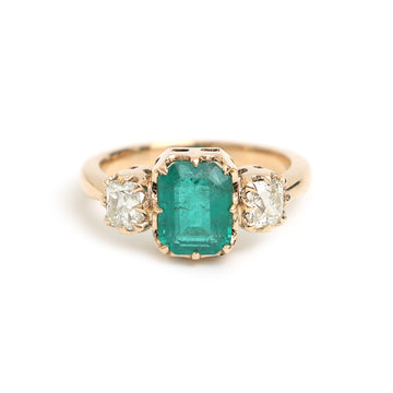 JPRG-753/1689 Emerald Ring | 18K