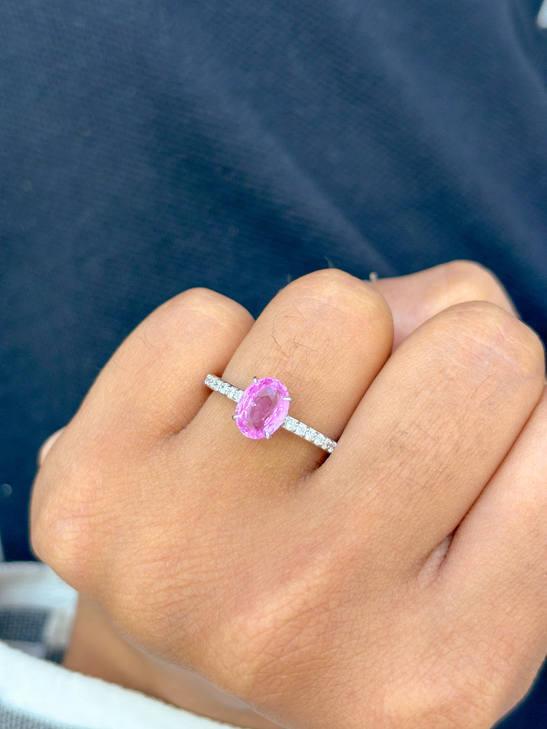 JPRG-767/1423 Pink Sapphire Ring | 18K