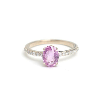 JPRG-767/1423 Pink Sapphire Ring | 18K