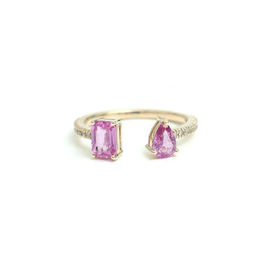 JPRG-774/1426 Pink Sapphire Ring | 14K