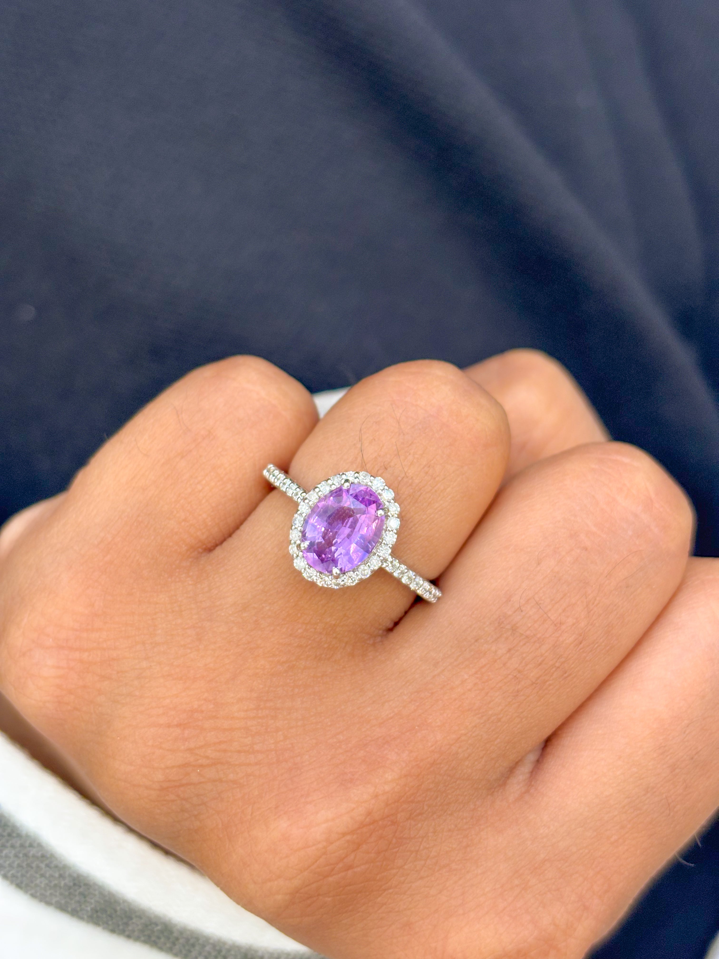 JPRG-779/1429 Pink Sapphire Ring | 18K
