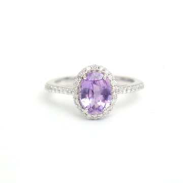 JPRG-779/1429 Pink Sapphire Ring | 18K