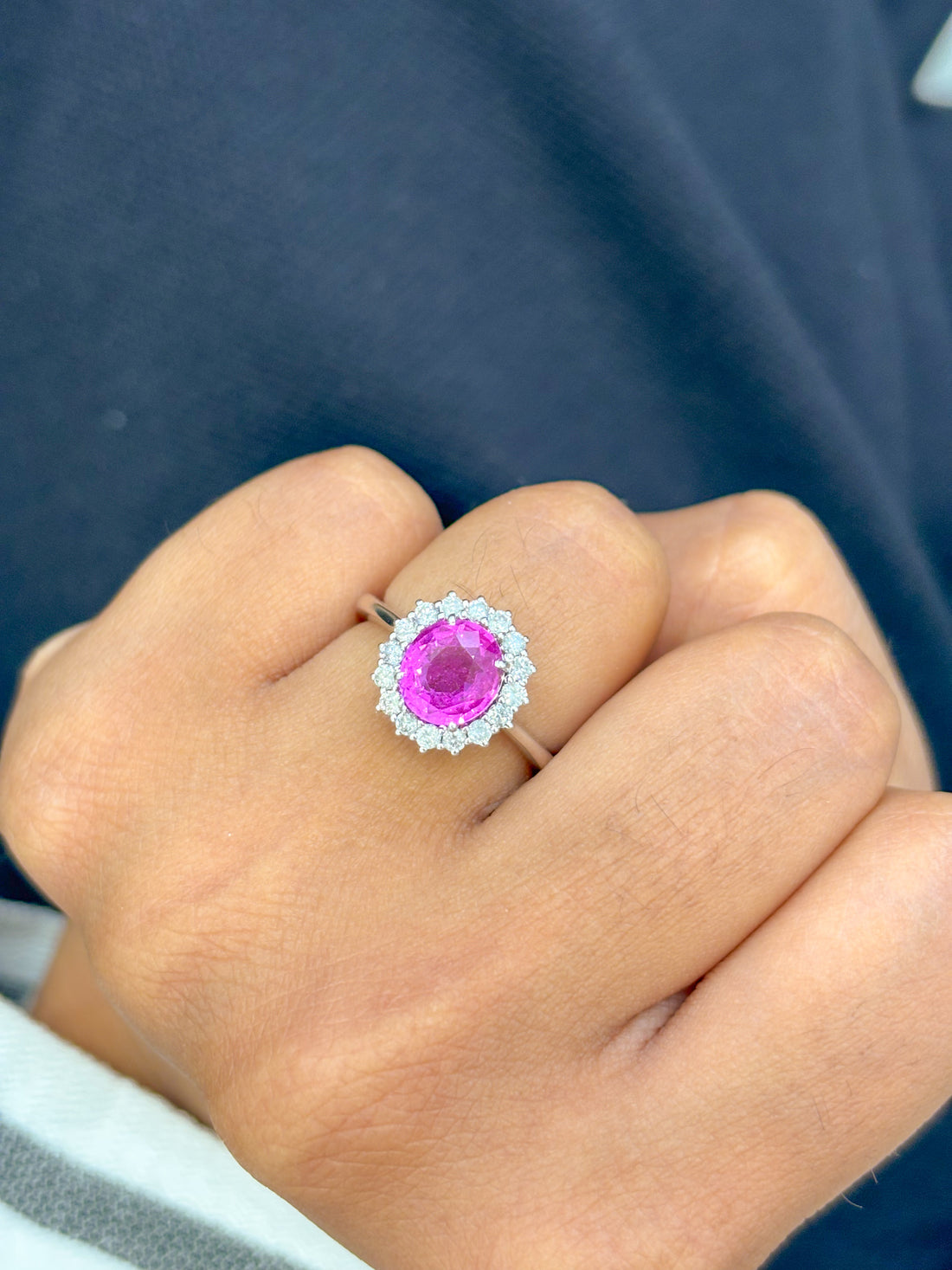 JPRG-792/1401 Pink Sapphire Ring | 18K