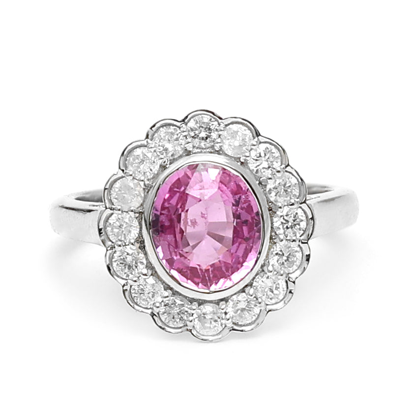 JPRG-793/1402 Pink Sapphire Ring | 18K