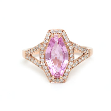 JPRG-808/1830 Pink Sapphire Ring | 18K