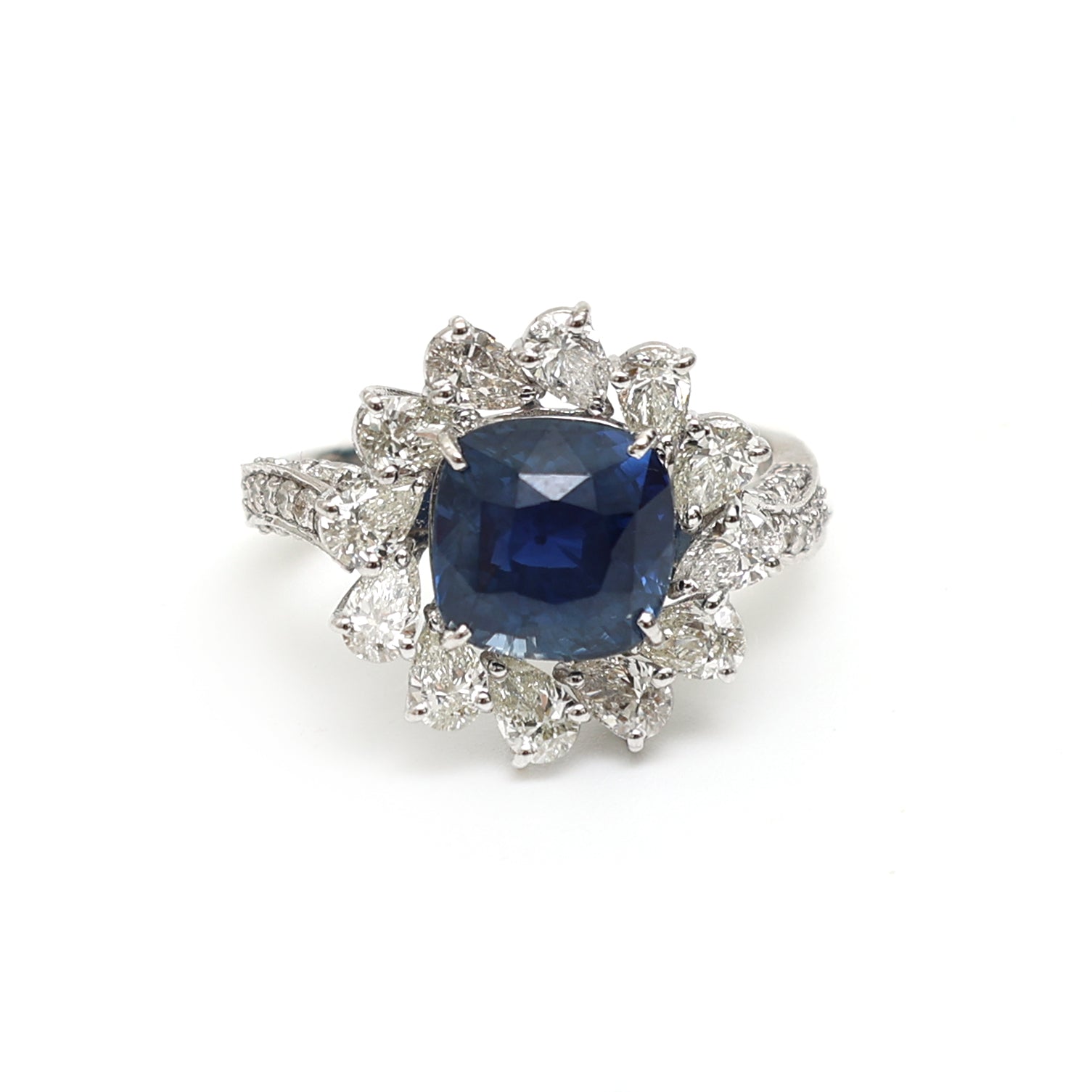 JPRG-813/1842 Blue Sapphire Ring | 18K