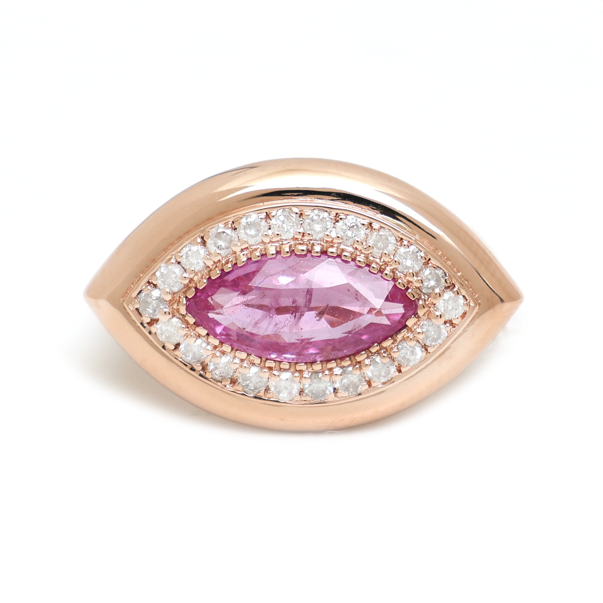 JPRG-814/1826 Pink Sapphire Ring | 18K