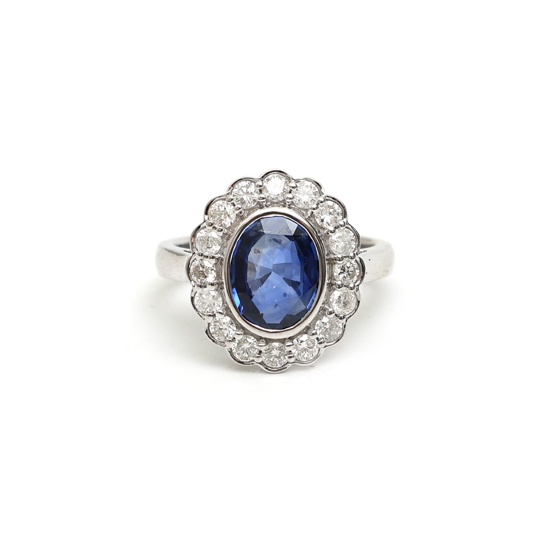 JPRG-819/1832 Blue Sapphire Ring | 18K