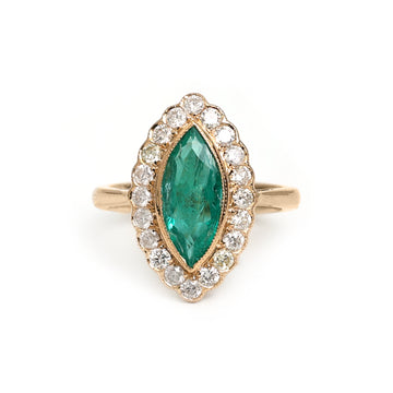 JPRG-825/1836 Emerald Ring | 18K