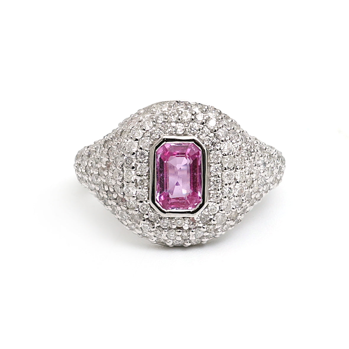 JPRG-829/1852 Pink Sapphire Ring | 18K