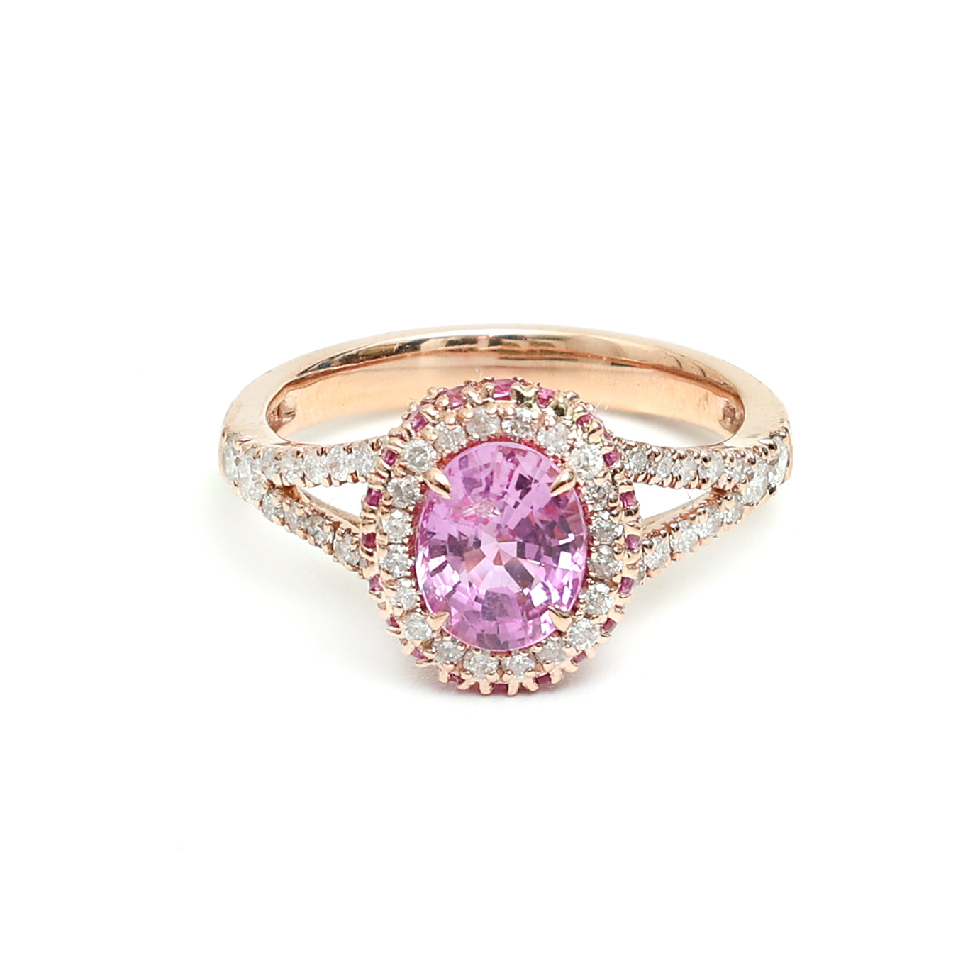 JPRG-836/1870 Pink Sapphire Ring | 18K