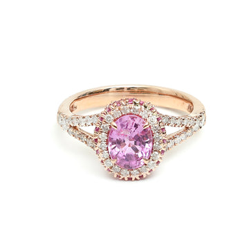 JPRG-836/1870 Pink Sapphire Ring | 18K