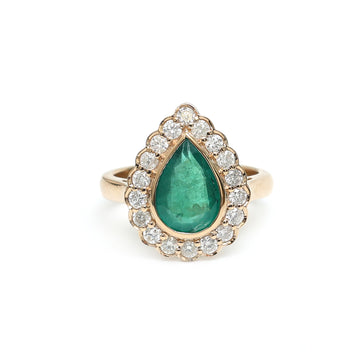 JPRG-837/1872 Emerald Ring | 18K