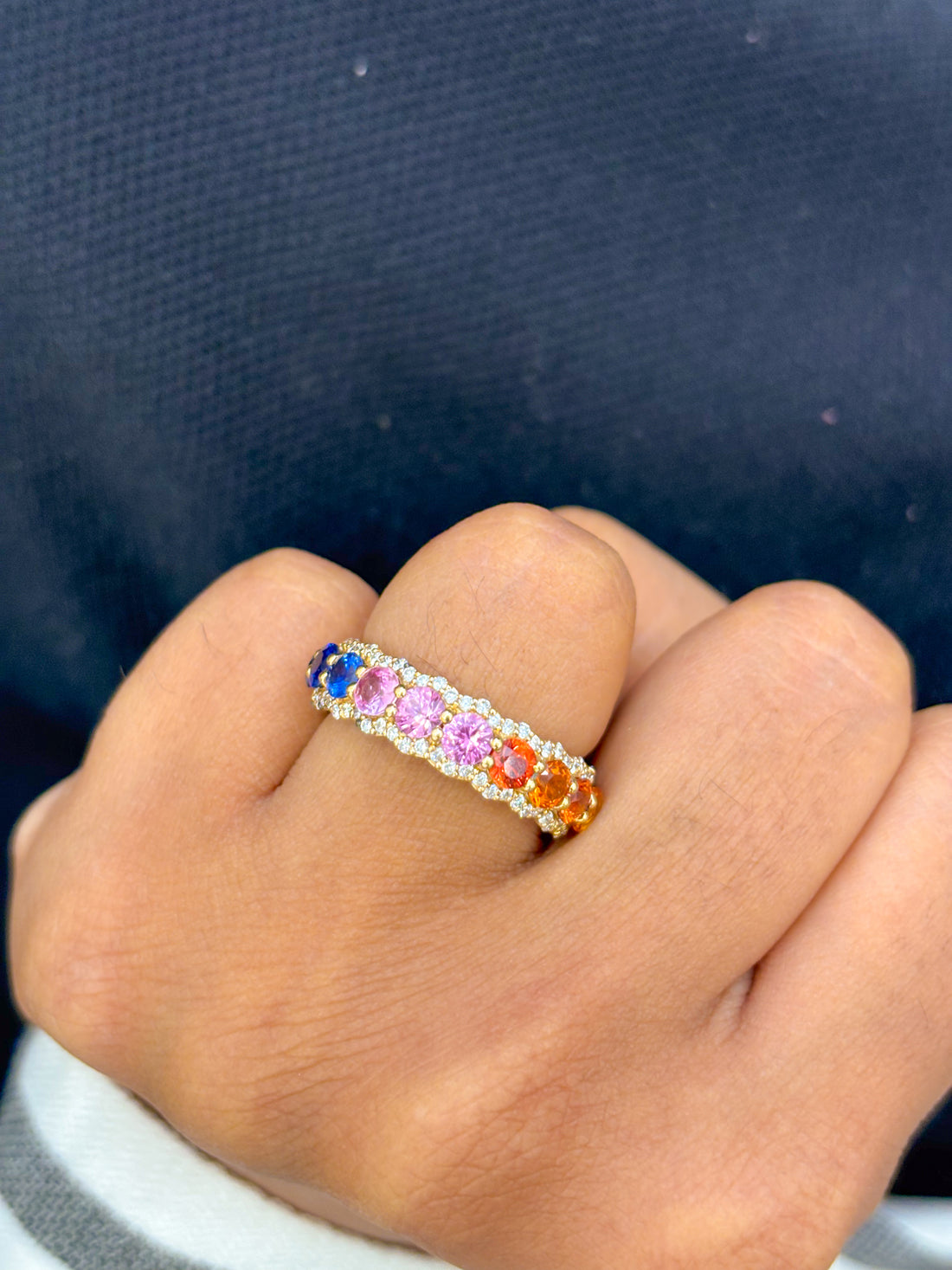 JPRG-84/1470 Rainbow Ring | 14K