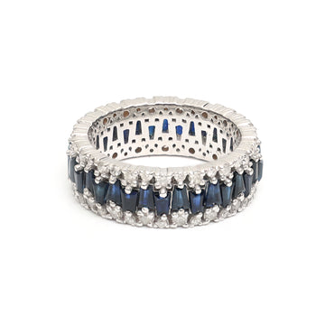 JPRG-841/1877 Blue Sapphire Ring | 18K