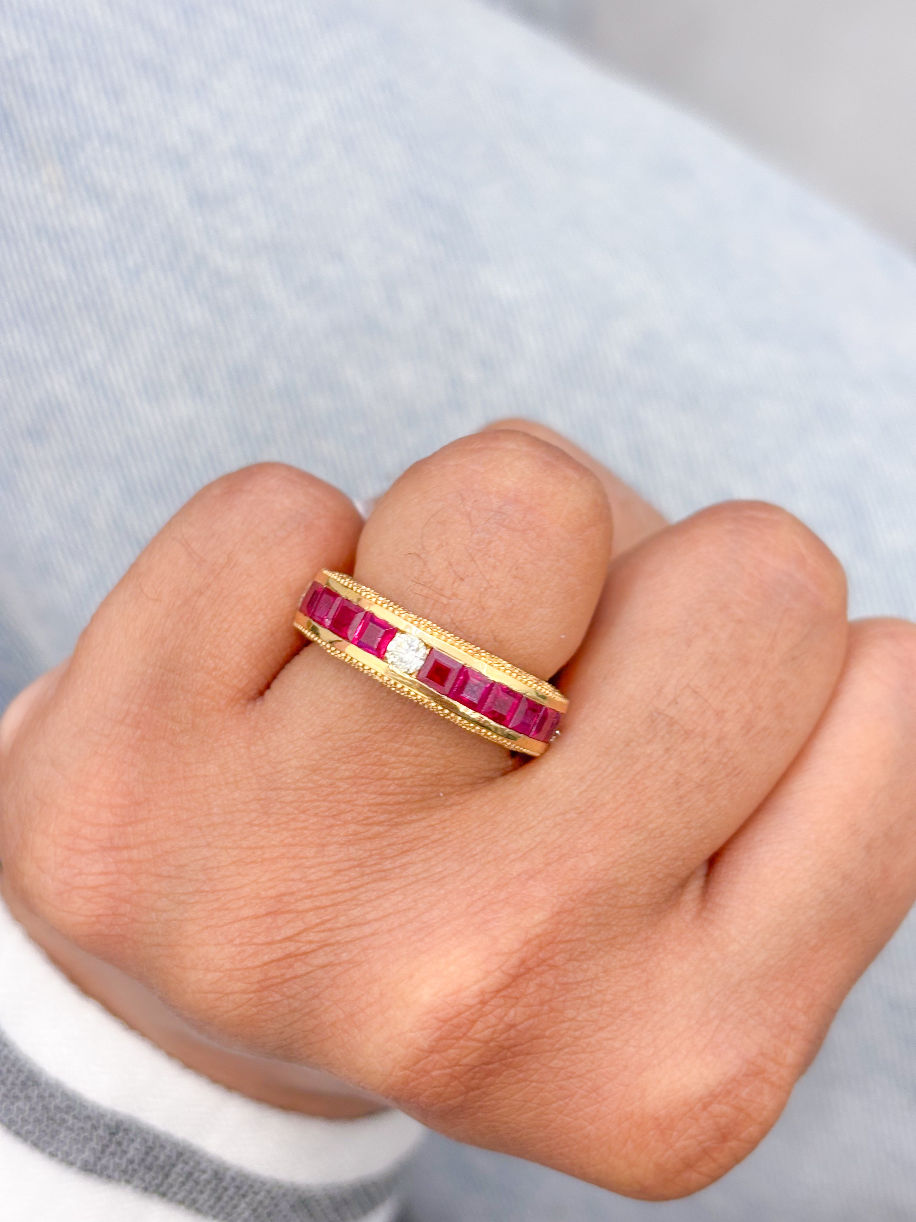JPRG-843/1890 Ruby Ring | 18K