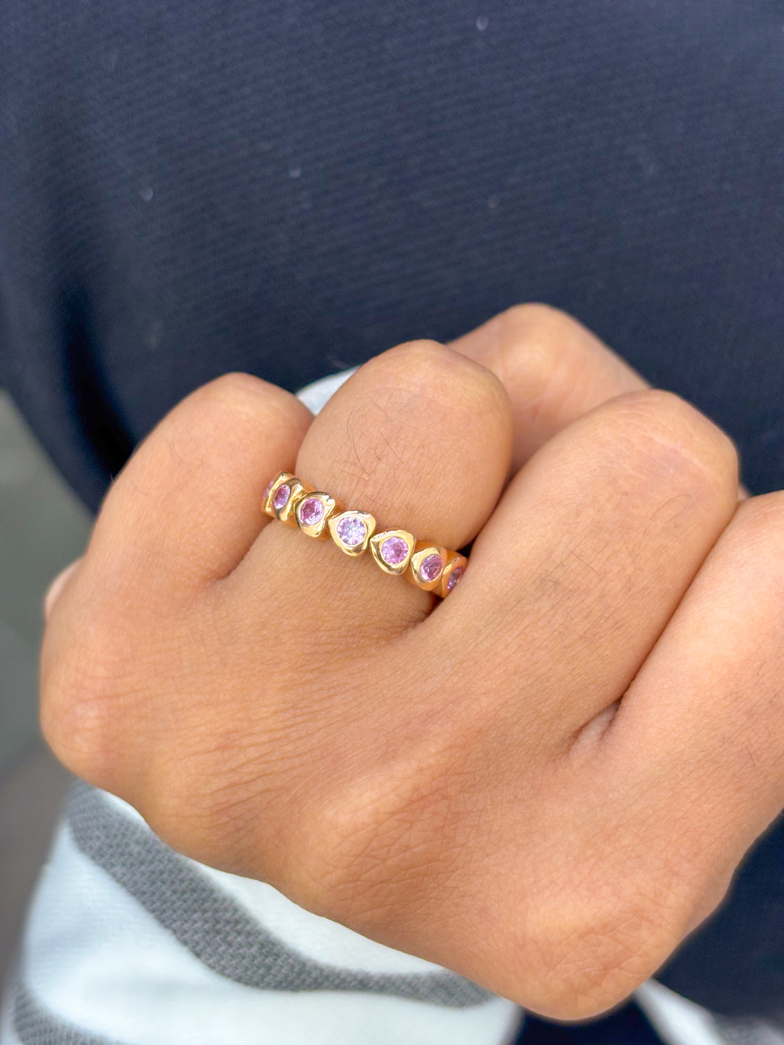 JPRG-850/1902 Pink Sapphire Ring | 18K