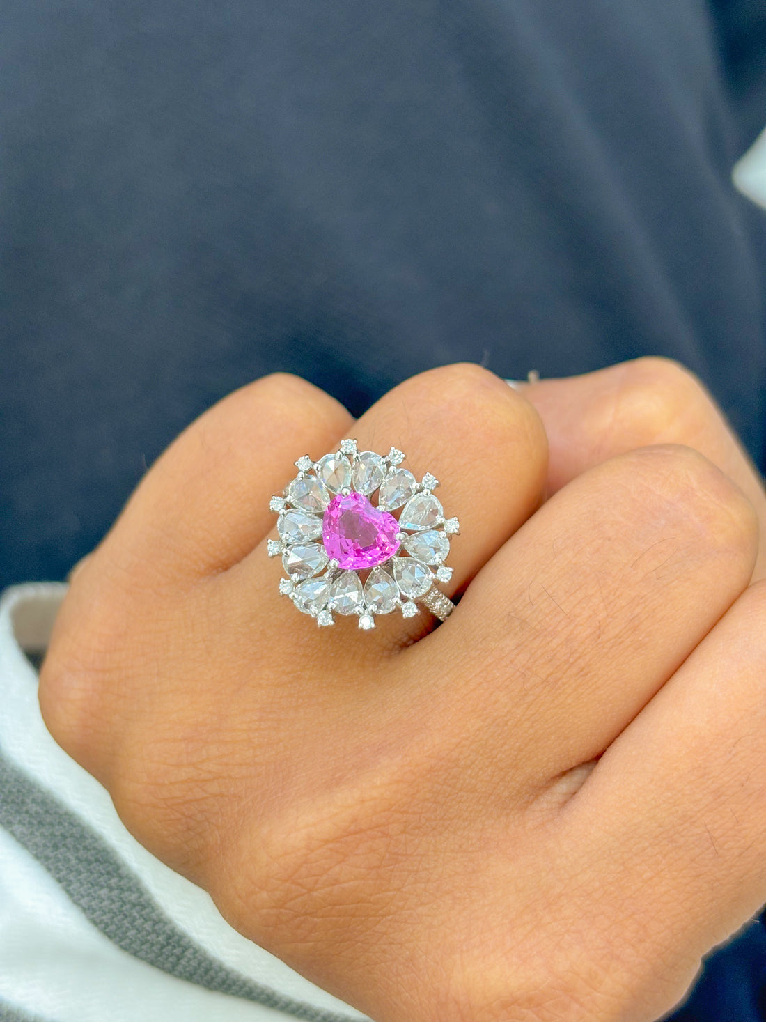 JPRG-860/1929 Pink Sapphire Ring | 18K