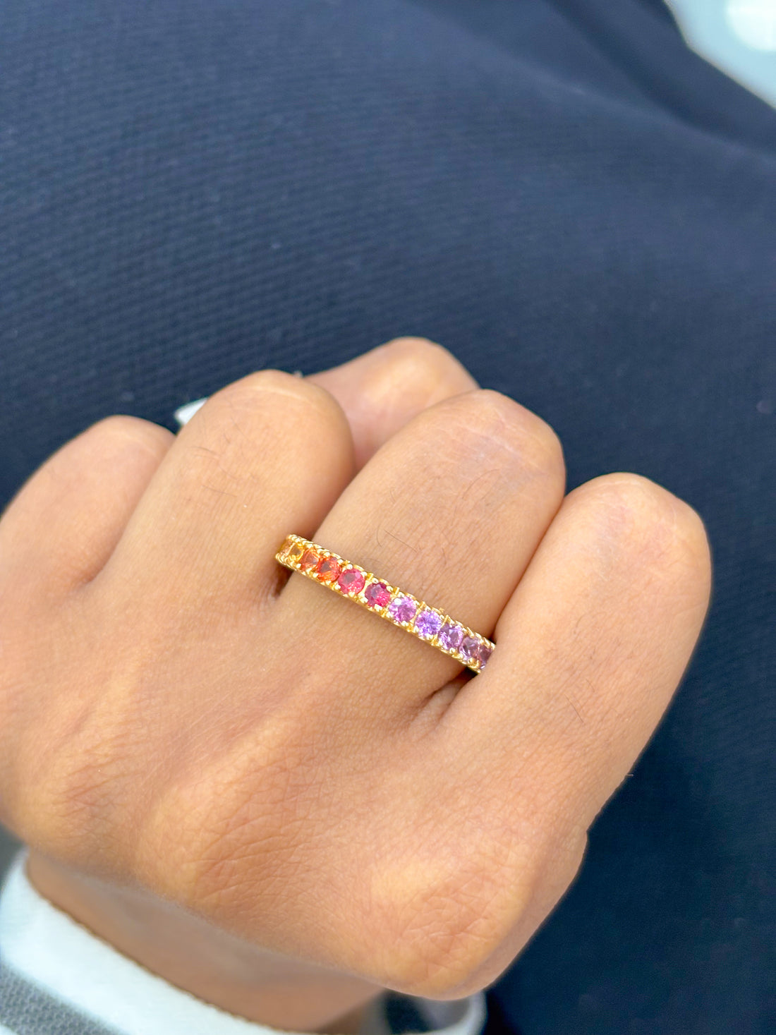 JPRG-892/2000 Rainbow Ring | 18K