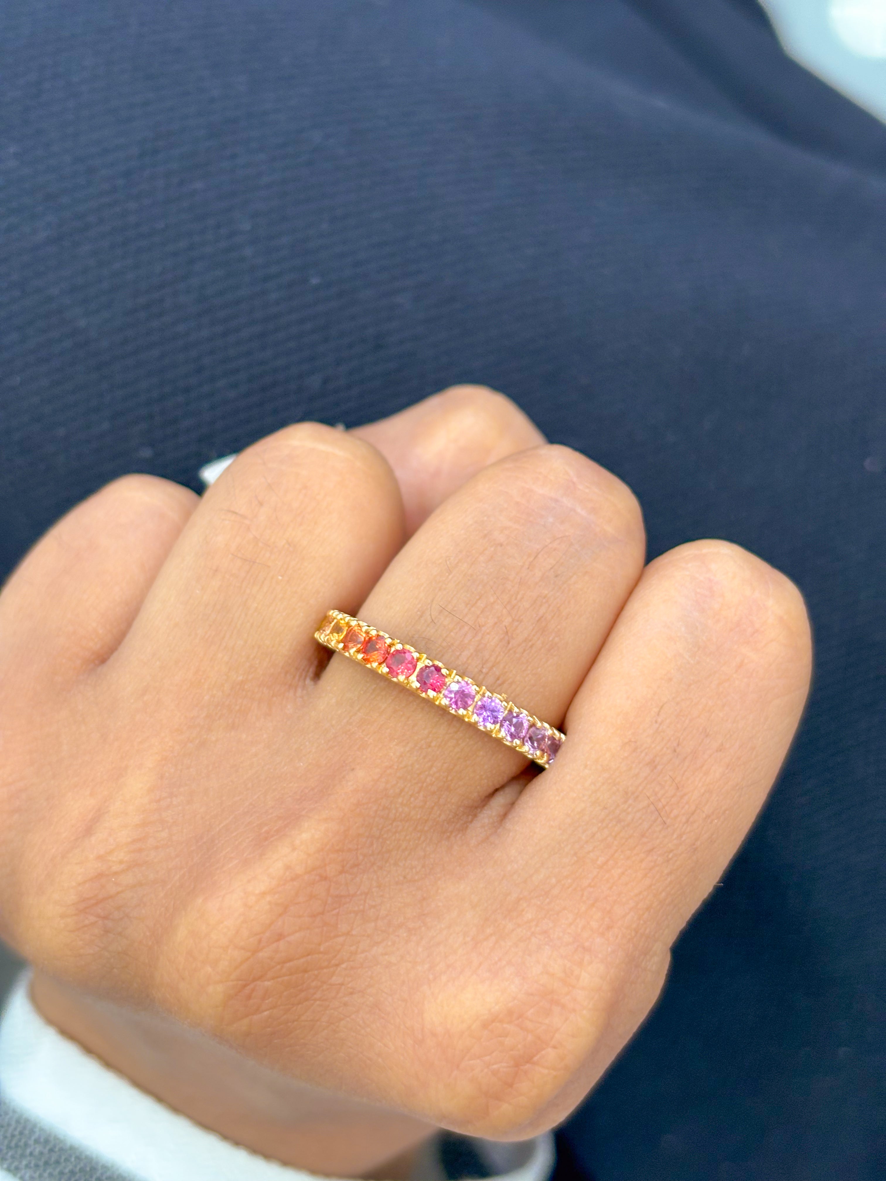 JPRG-892/2000 Rainbow Ring | 18K