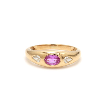 JPRG-895/2005 Pink Sapphire Ring | 18K