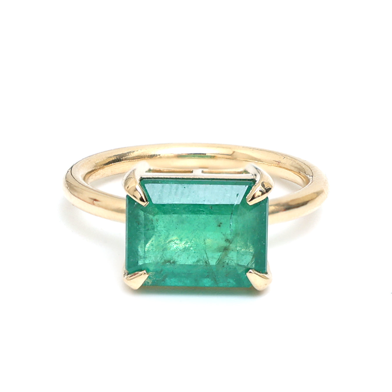 JPRG-908/2041 Emerald Octagon Ring | 18K
