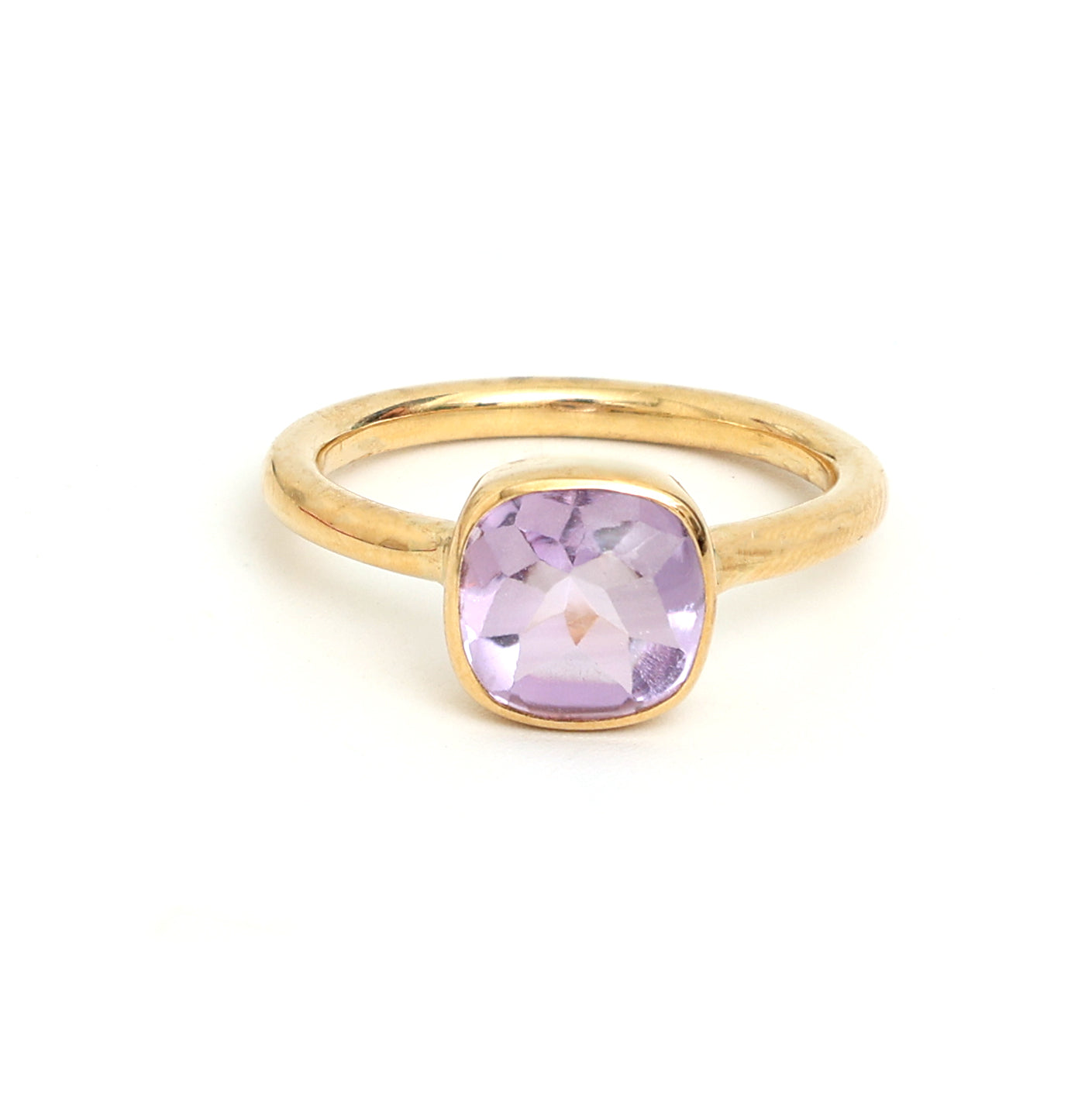 JPRG-994/2273 Amethyst Semi Ring | 18K