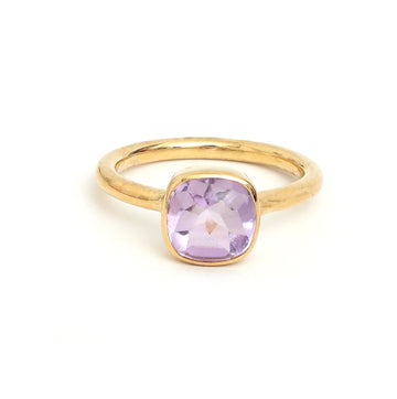 JPRG-994/2273 Amethyst Semi Ring | 18K